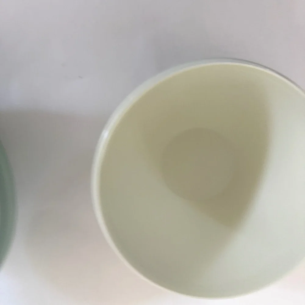 Vintage Tupperware Wonderlier Bowl Set Pastel Green White Lids USA